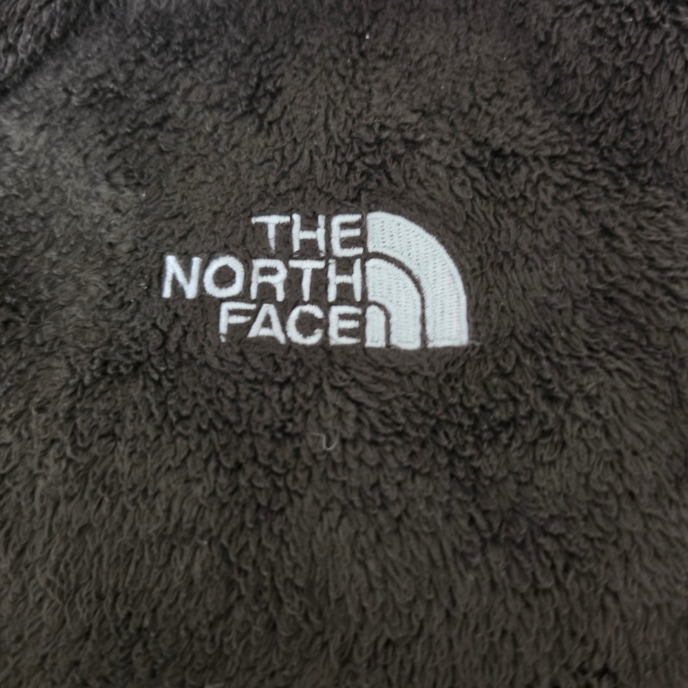 The North Face Osito Fleece Jacket Women Medium Brown Excellent Full Zip Soft - Picture 3 of 11